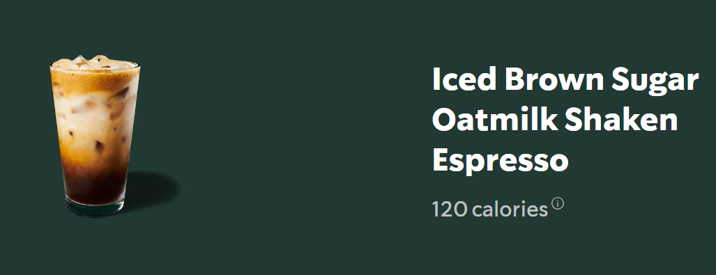 Iced Brown Sugar Oatmilk Shaken Espresso