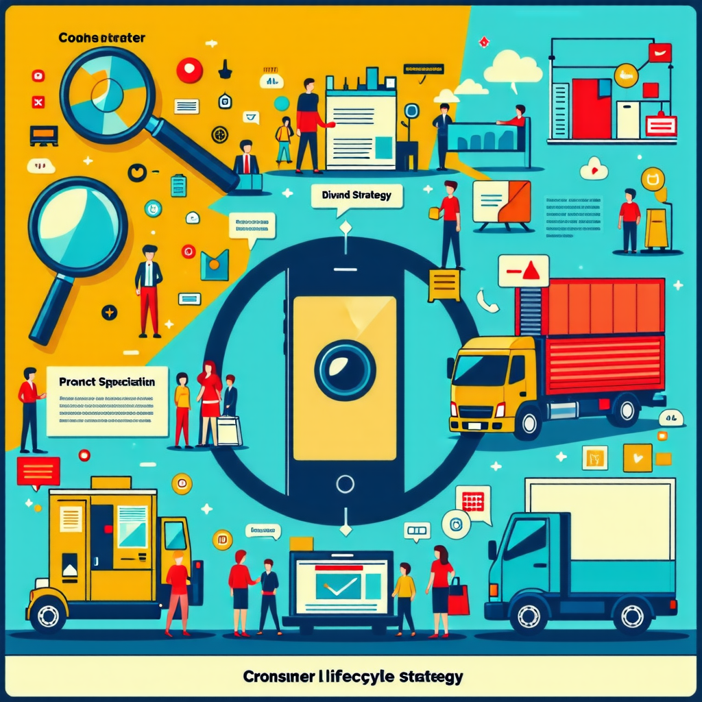 소비자 맞춤형 라이프사이클 (제품특화, 브랜드전략, 차별화)