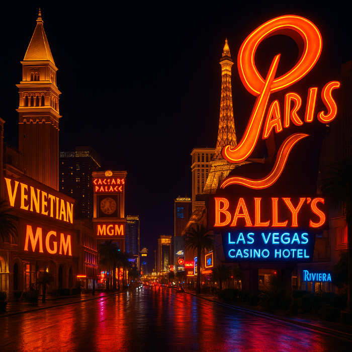 미국 라스베이거스 스트립(The Strip) 야경