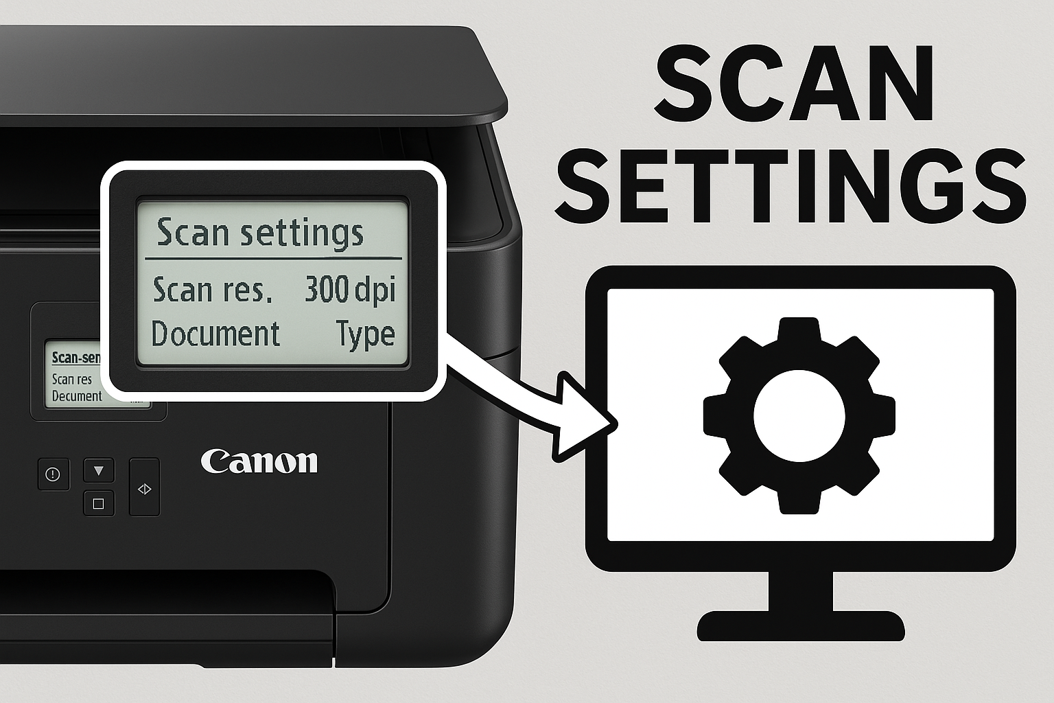 캐논 복합기 스캔 설정