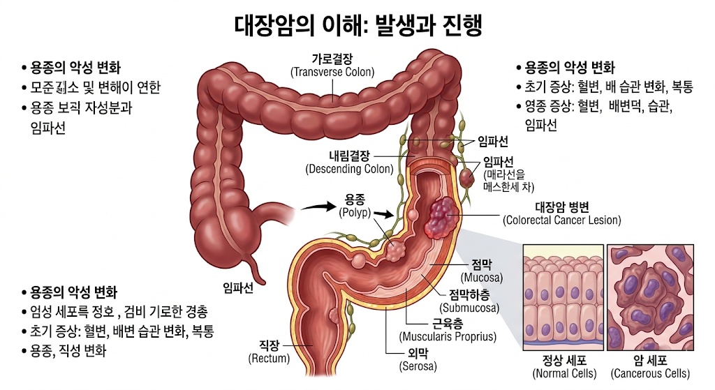 대장암의 이해, 발생 과정