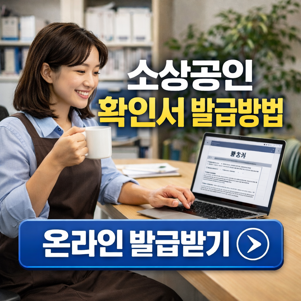 소상공인 확인서 발급방법