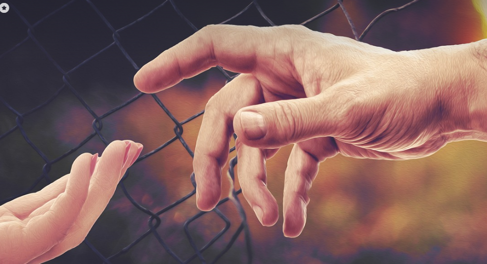 돕는 손길 이미지