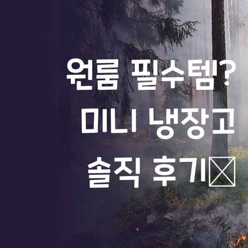 원룸 필수템? 마이디어 미니 냉장고 ..