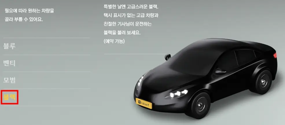 카카오택시 예약 방법, 이용 방법, 결제 방법