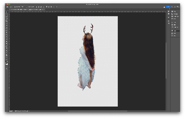 포토샵 인물사진 배경지우기 누끼따기 배경투명하게