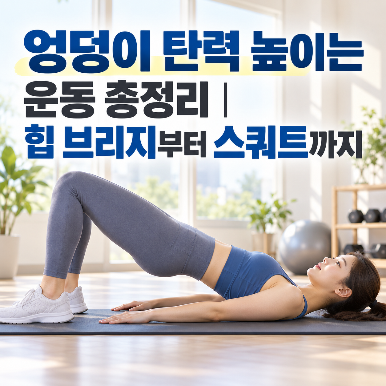 엉덩이 탄력 높이는 운동