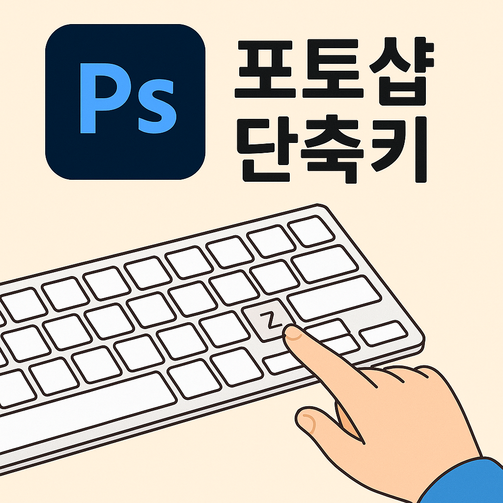포토샵 단축키 확인