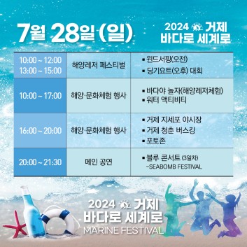 2024 거제 바다로 세계로 일정표