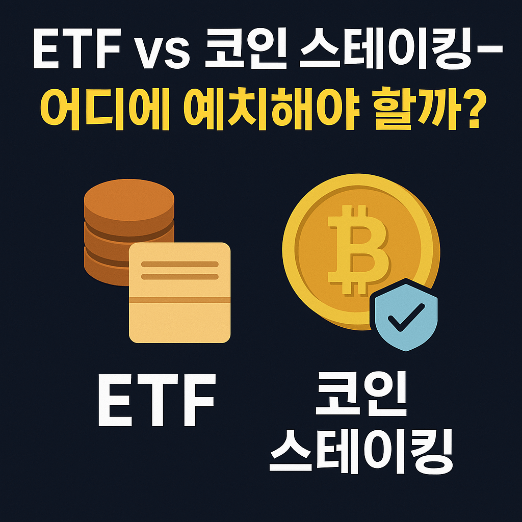 ETF vs 코인 스테이킹