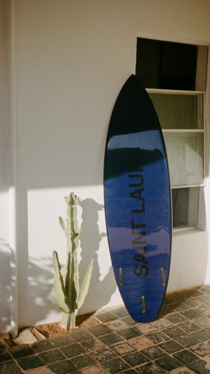 Saint Laurent YSL surfboard Rive Droite summer lifestyle object⁠