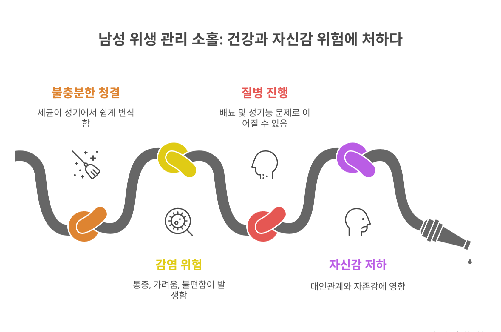 남성 위생 관리가 중요한 이유