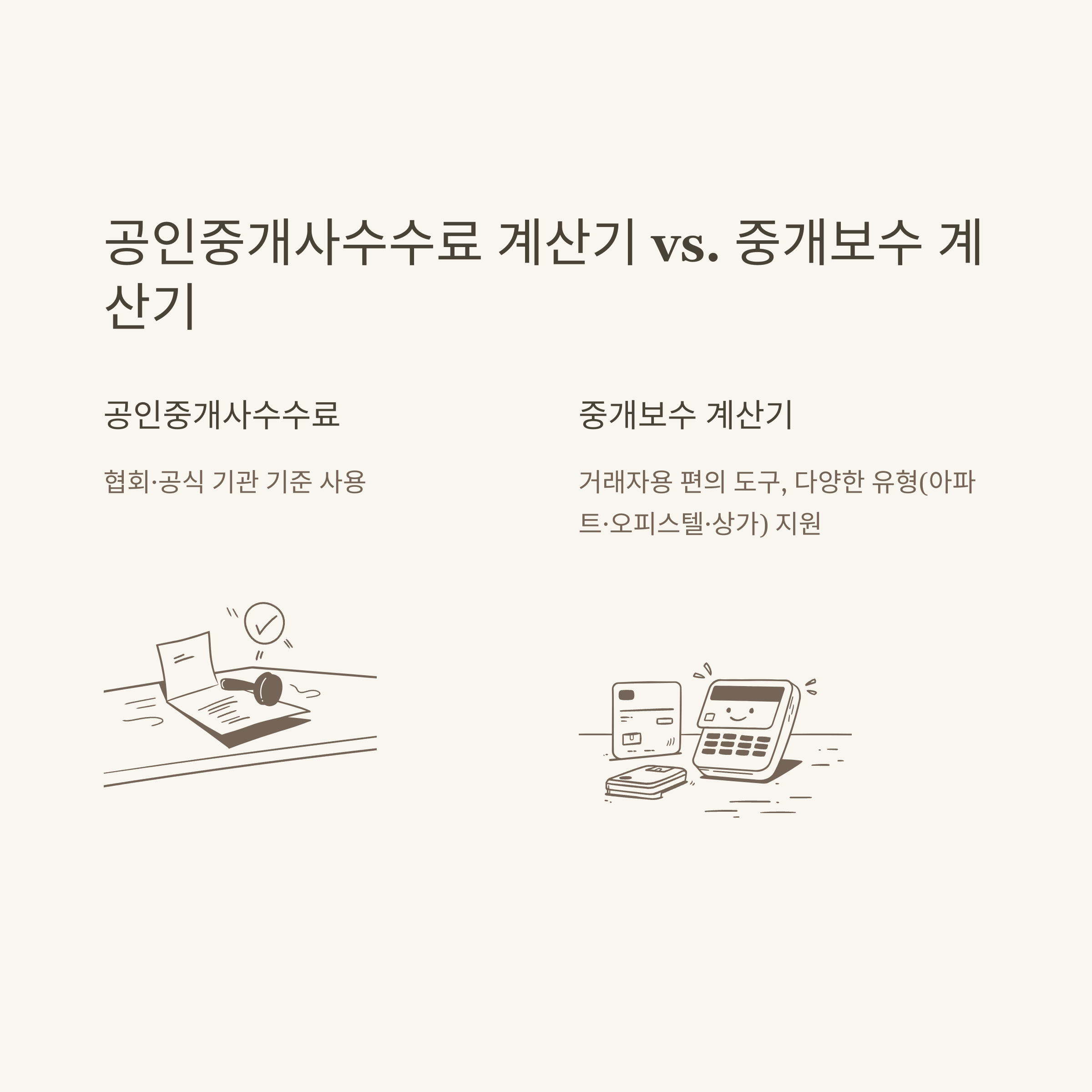 중개보수 계산기 한눈에! 공인중개사수수료, 부동산·아파트·전세 중개수수료까지 실전 활용법 총정리