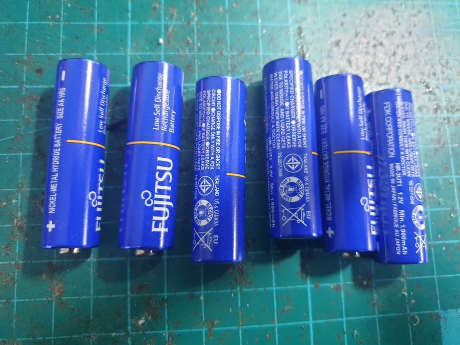 후지쯔 Ni-mh 배터리 스폿 작업