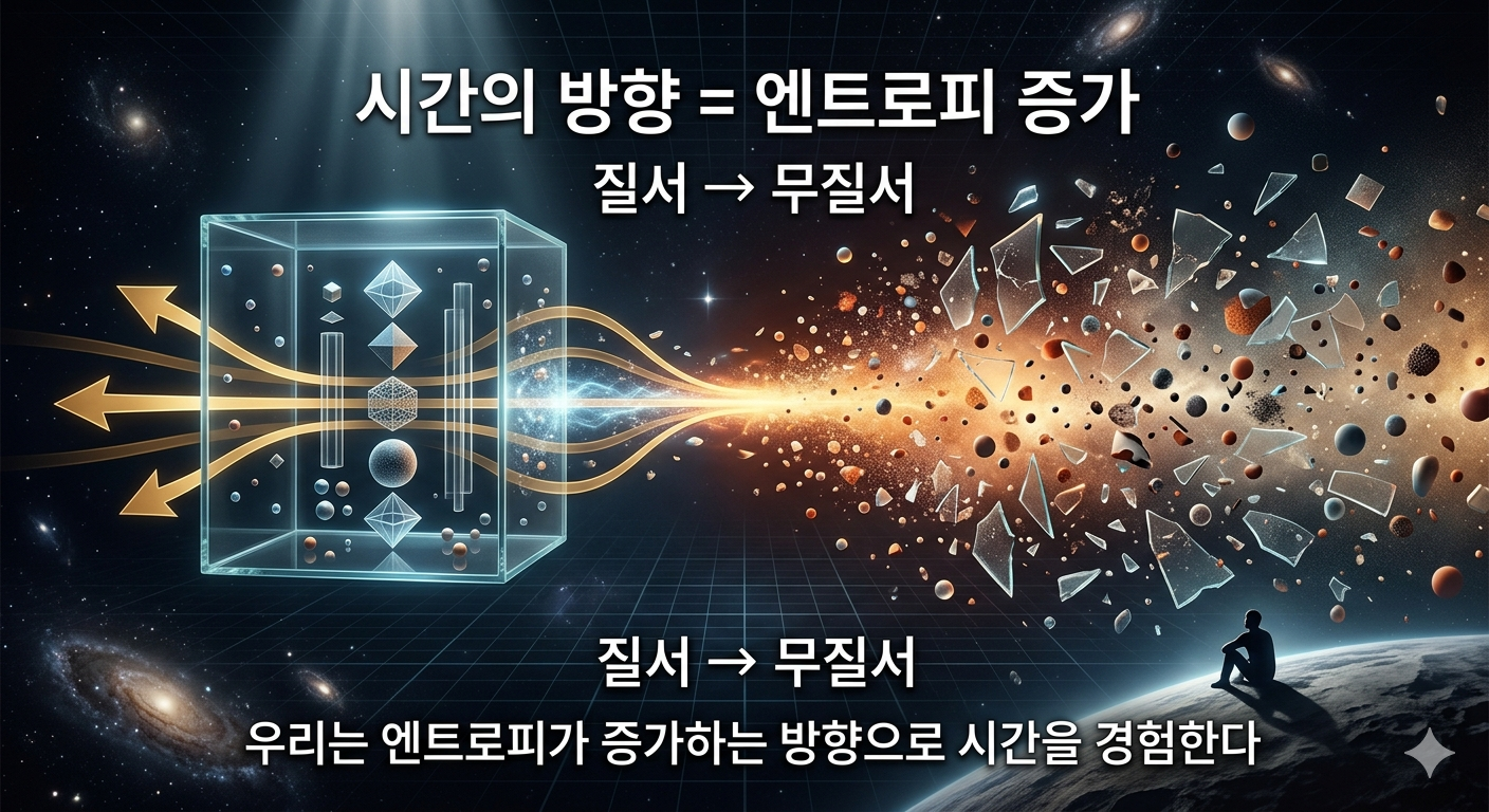 시간은 왜 한 방향으로만 흐를까 (엔트로피가 만든 우주의 비밀)
