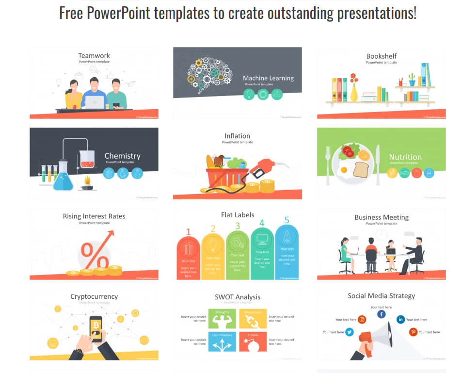 템플릿 디자인 홈페이지