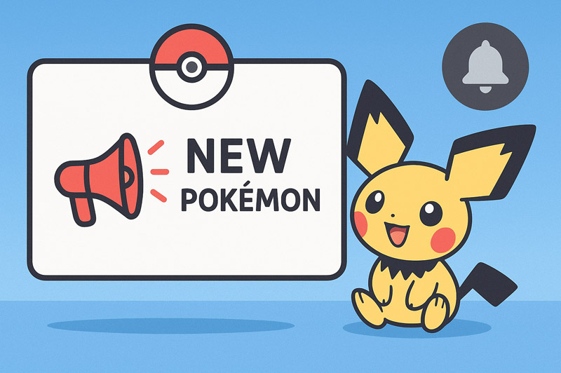 새로운 포켓몬 등장 알림 설정하기