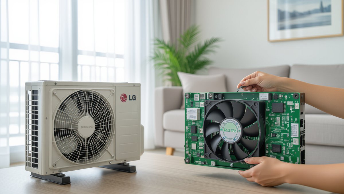 LG 에어컨 실외기 4번 오류 해결