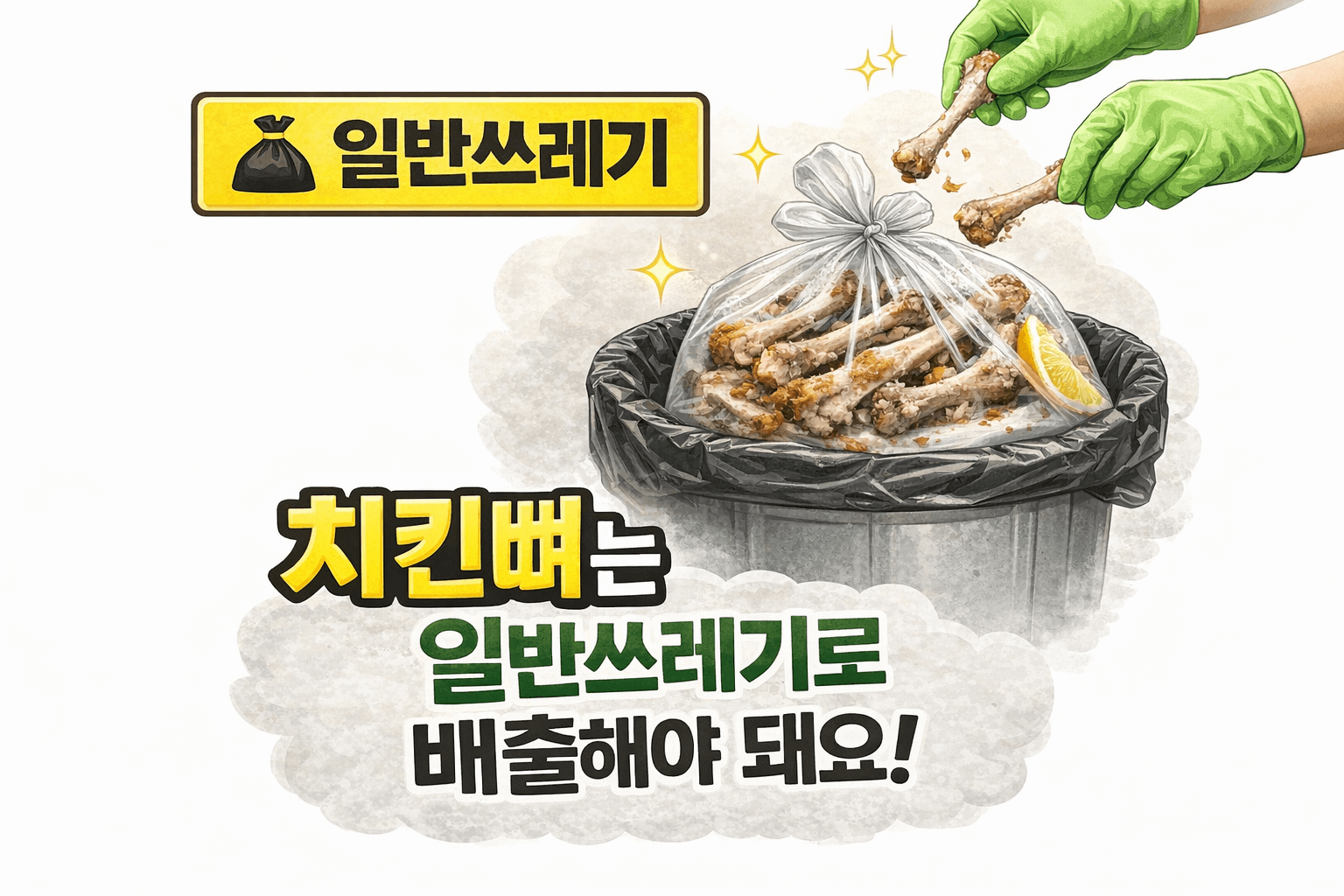 쓰레기 종량제 봉투에 버리면 안되는 과태료 대상 품목 알아보기