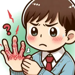 손가락 마디가 붓고아파요