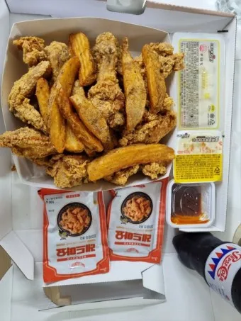 네네치킨 메뉴 추천 핫후라이드 시동점 네꼬닭 순살반반_14