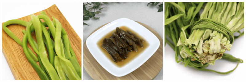 궁재나물, 궁채장아찌 사진