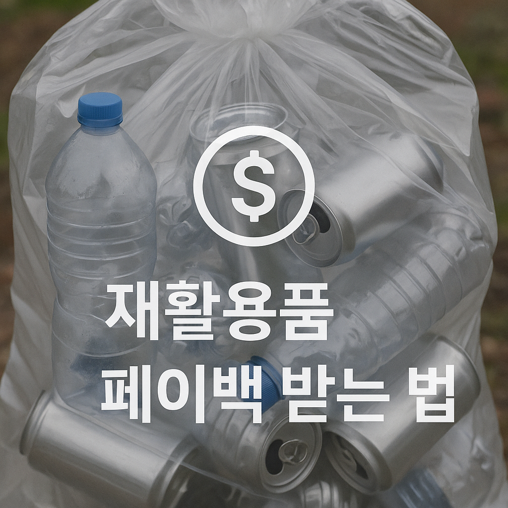 버리면 손해! 재활용품 팔아서 페이백 받는 현실적인 방법♻️