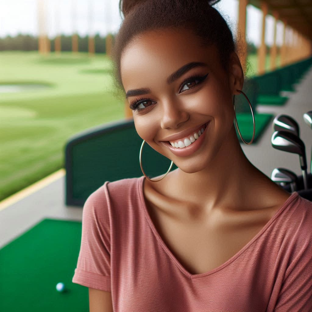 실외골프연습장 배경