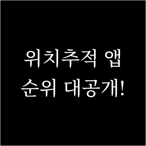 실시간 가족 위치 확인 어플 순위와 ..