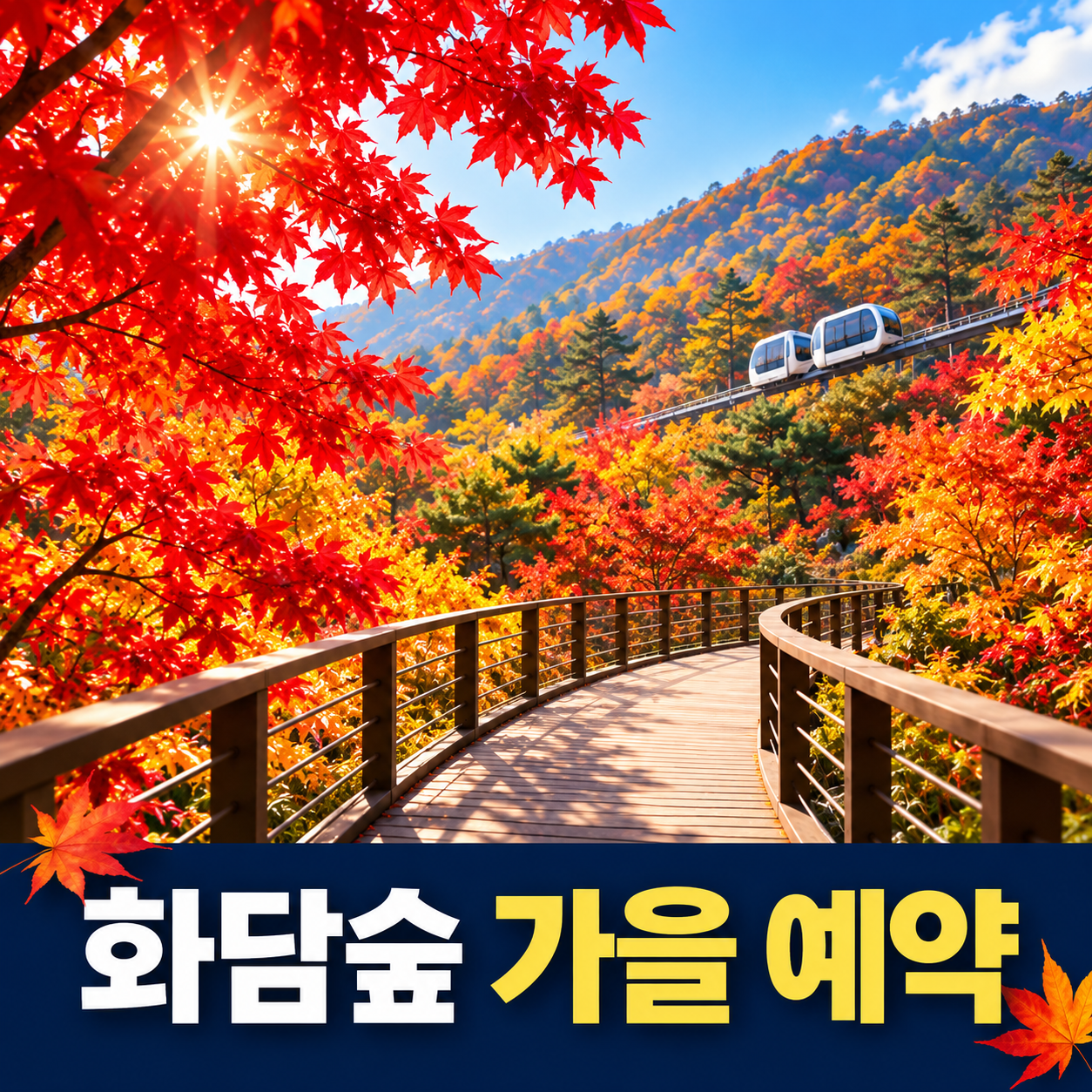 가을 단풍길과 화담숲 예약 안내