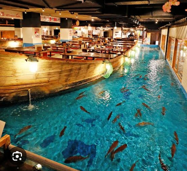 실내 낚시 레스토랑 자우오