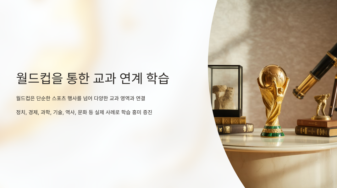 월드컵을 통한 교과 연계 학습