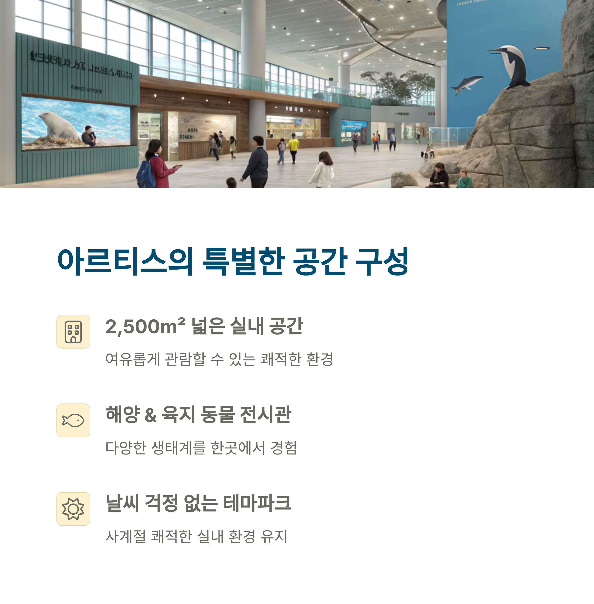 아르티스의 특별한 공간 구성