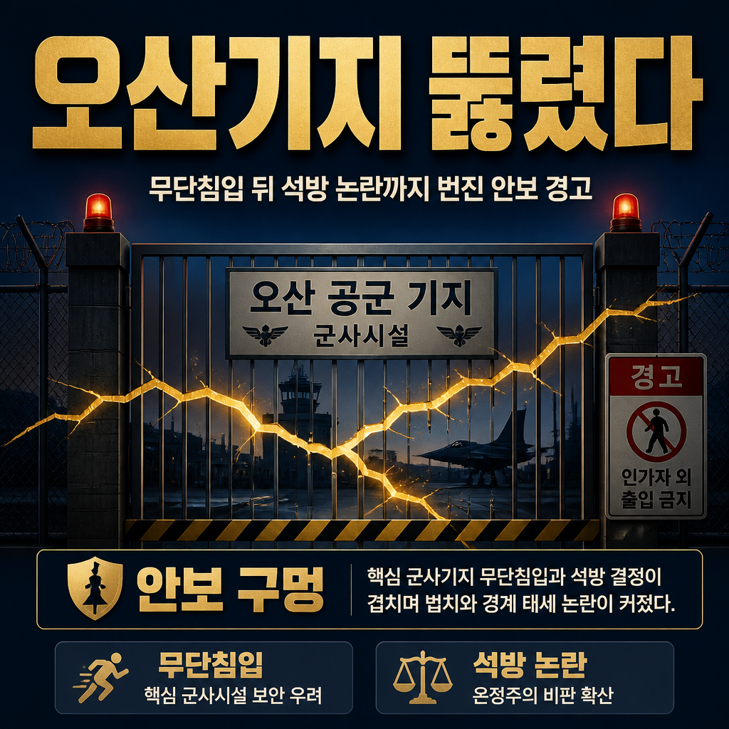 오산기지 뚫렸다