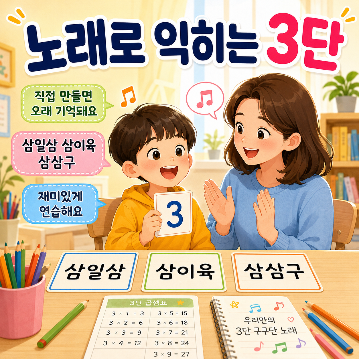 아이가 직접 노래를 만들면 자신감이 자라요