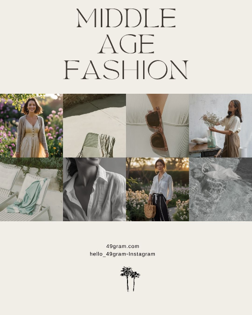 중년여성의-여름-패션