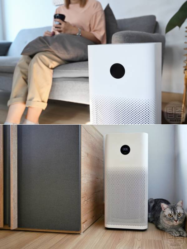 공기청정기 하루종일 전기세 고양이