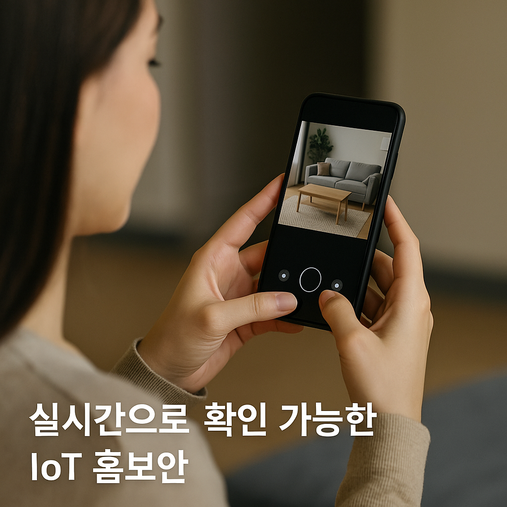 “실시간으로 확인 가능한 IoT 홈보안”