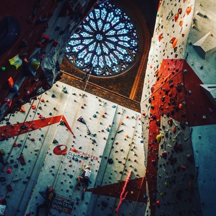 맨체스터 클라이밍 센터의 모습
