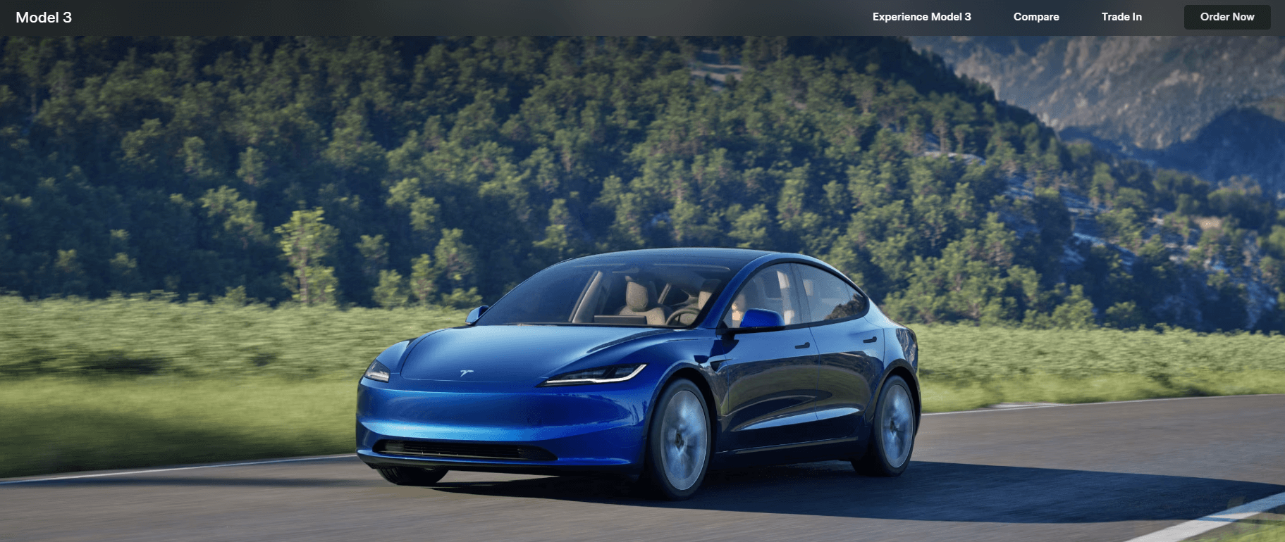 Tesla 전기차 이미지