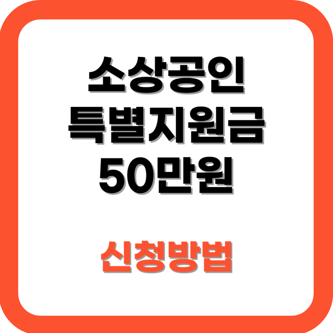 소상공인 특별지원금
