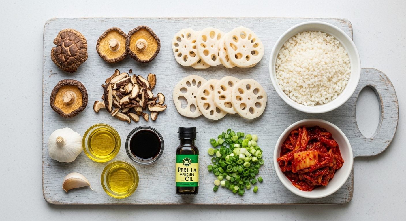 이거 하나로 고혈압&middot;암 걱정 끝! 🍄 표고버섯 연근 솥밥 레시피 공개
