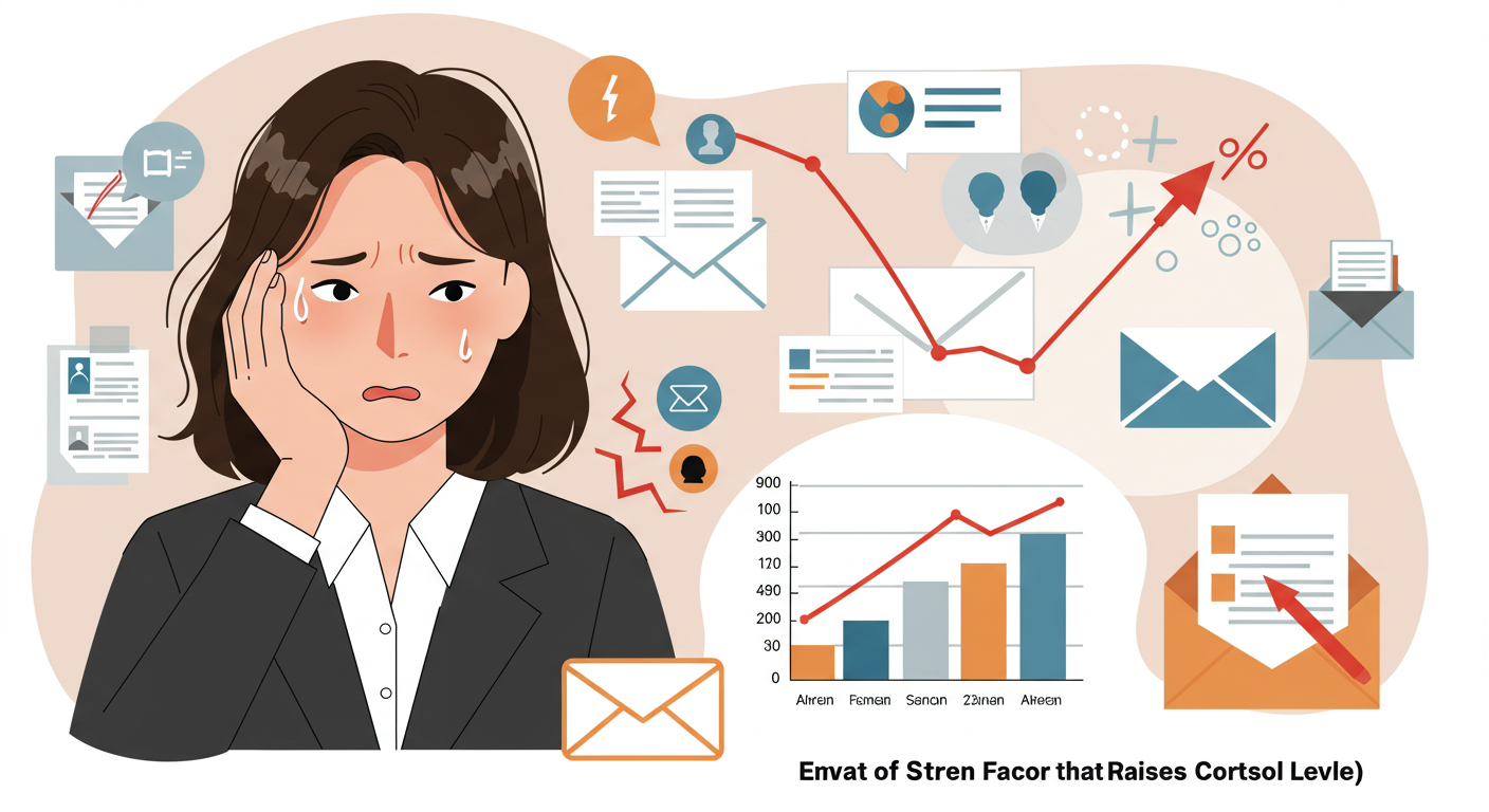 코르티솔 수치를 높이는 요인들