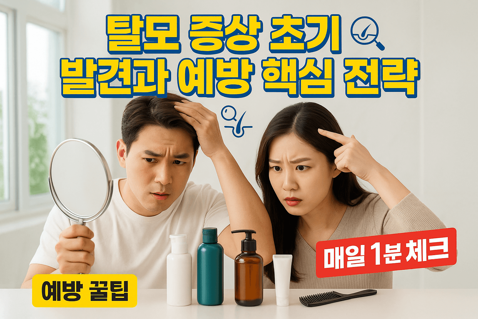 탈모 증상 초기 발견과 예방 핵심 전략