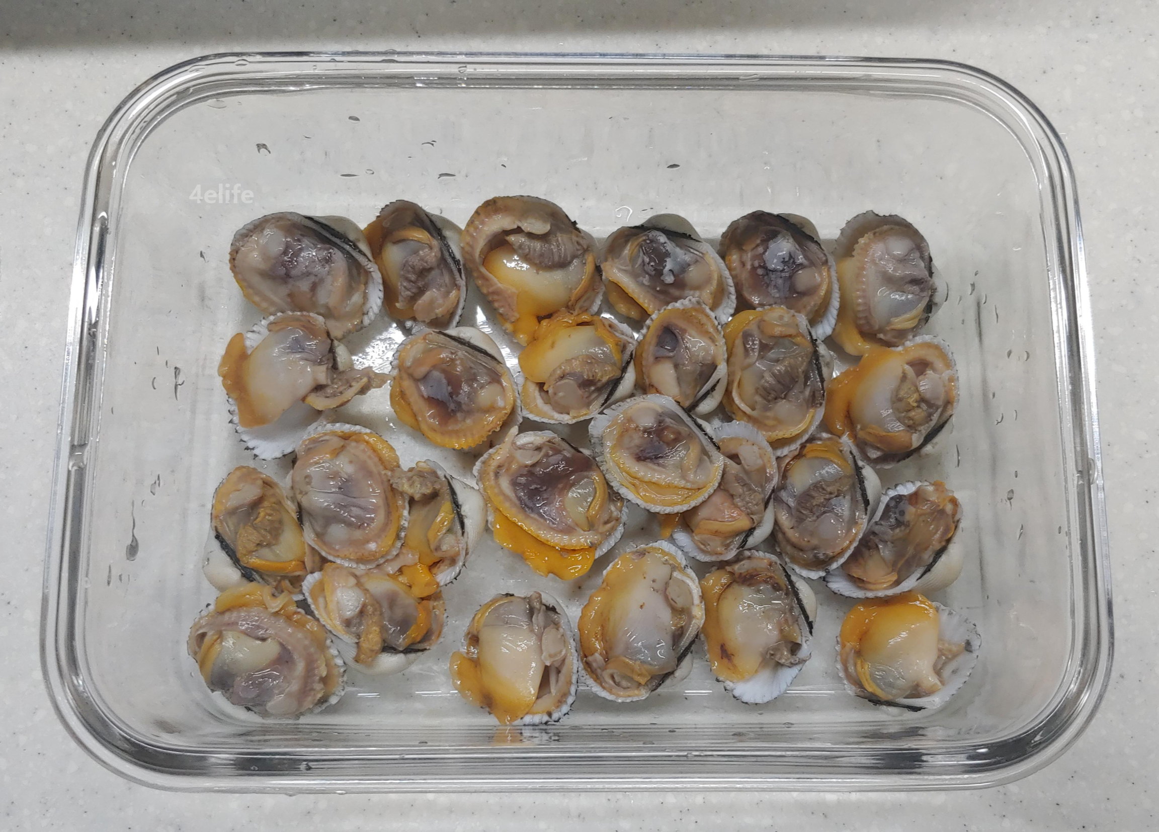 꼬막 껍질 제거