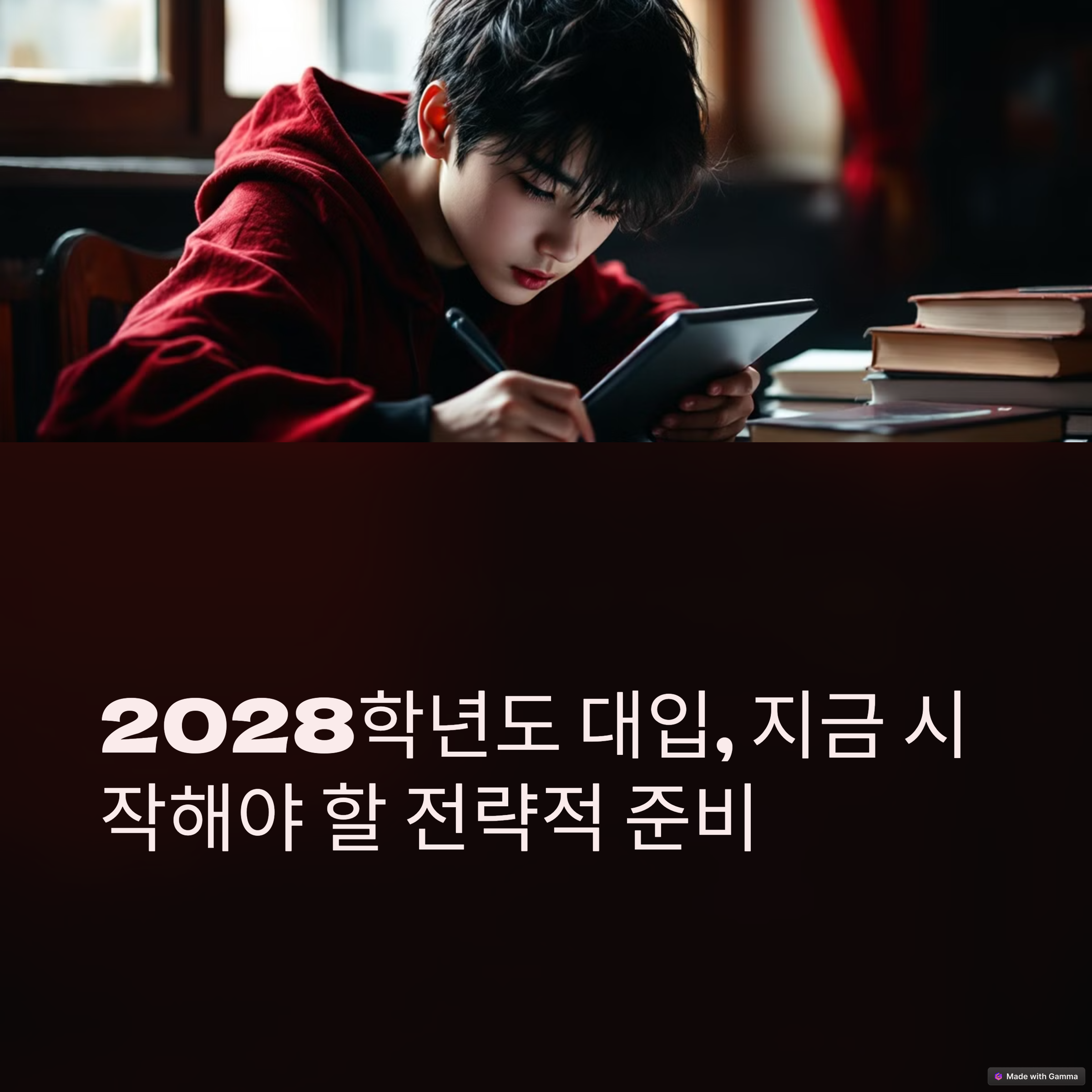 2028 대입 전략적 준비