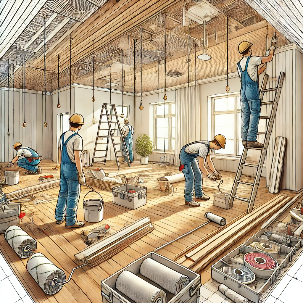 내장마감공사란 실내 공간을 완성하는 핵심 공정