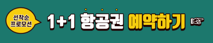 홍콩 항공권 1+1 예약하기