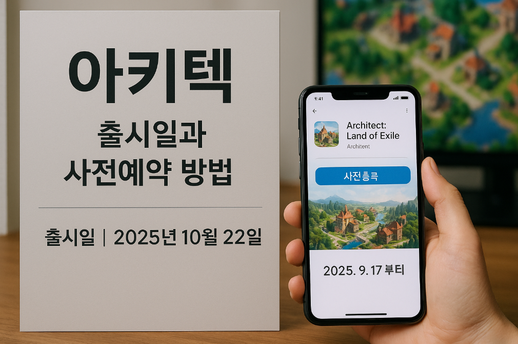 아키텍트 사전예약 놓치면 후회하는 완벽 가이드