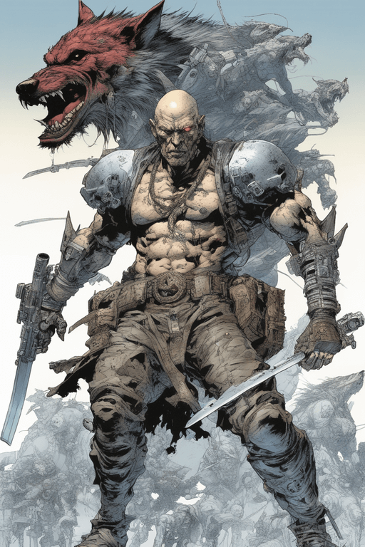 Playground AI로 생성한 그림(3) - 우주 해적